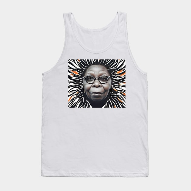 Whoopi potrait Tank Top by sheelashop